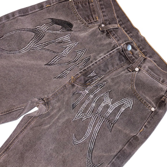 Grey Revenge straight leg Jeans - Picture 3 of 5